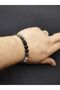 Gift Bracelet for Men Jasper and Agate Natural Stone Macrame Handmade Bracelet - 2
