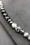 Gift Bracelet for Men Jasper and Agate Natural Stone Macrame Handmade Bracelet