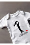 Short Sleeve 100% Cotton Specially Designed Father's Day (4) Written Baby Bodysuit - 2