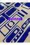 Fiat Tofaş S Low Chest Console, Console, Trim, Chest Covering Set Blue Color Special Design - 3