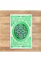 Digital Printed Washable Gift Prayer Rug Carpet, V-SECCADE-37-GREEN, - 2