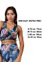 Women's Sports Bra V-Neck Rainbow - 2