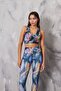 Women's Sports Bra V-Neck Rainbow - 5