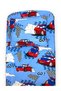 Cotton Baby And Child Elastic Sheet And Pillow Case 80x160 Red With Trolley - 4