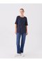 Crew Neck Striped Short Sleeve Women's T-Shirt - 3