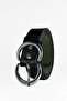 Women's Black Belt 3 CM 1stClass Buckle Quality Trousers, Sweaters, Shirts Belt - 4