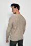 Men's Mink Standard Fit Normal Cut Crew Neck Patterned Knitwear Sweater HLTHE012121 - 8