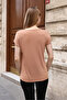 V-Neck Short Flounced Sleeve Basic Flexible Fresh Summer Viscose Knitwear Women's Blouse - 2