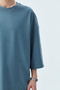 BASIC SUPER OVERSIZE T-SHIRT-LIGHT SMOKE - 6