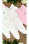 6-Piece Set for Newborn Baby 100% Cotton - Body with 3 Snaps and 3 Booties - 3