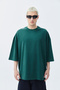 BASIC SUPER OVERSIZE T-SHIRT-NEFTİ