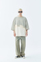 COLOR TRANSITION OVERSIZE T-SHIRT-MINK - 4