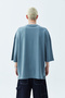 BASIC SUPER OVERSIZE T-SHIRT-LIGHT SMOKE - 5