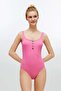 Women's Pink Swimsuit - 4