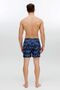 Men's Navy Blue Medium Length Swim Shorts - 5