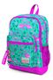 Kids Four Compartment Water Green Flamingo Patterned Primary School Bag 23712 - 7