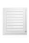 Plastic Grille Bathroom / WC Ventilation Grille Shutter 50 x 50 cm