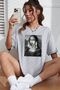 Unisex Mona Lisa Printed Design T-shirt - 3