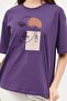Unisex Make Up Silhouette Printed Design T-shirt