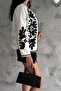 Women's Black Full Embroidery Embroidered Vintage Jacket - 4