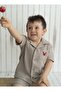 Crab Shirt Shorts Muslin Set -Beige - 2
