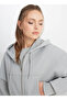 Jacket Collar Gray Women's Sweatshirt 4Ac7C900Z - 3