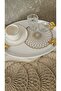 Set of 6 Stylish Coffee Table Doilies Tulle Lace Tissues - 3
