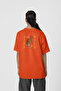 Stay Wild Front and Back Printed %100 Cotton White Women's/Men's Unisex Relaxed Fit Oversized T-Shirt - 3