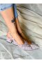 Maria Powder Linen Heel Sandals Shoes - 7