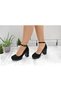 Women's Genuine Leather Classic Heeled Shoes 33-40 - 2