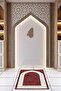 Digital Printed Non-Slip Washable (70X130) Gift Prayer Mat Prayer Rug