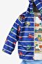 Car Patterned Hooded Cotton Raincoat Baby Set - 5