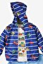 Car Patterned Hooded Cotton Raincoat Baby Set - 4