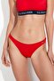 Women's Red Thin Edge Bikini Bottom