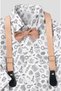 Baby Shirt Trousers Slopet Bow Tie Set - 2