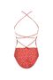 Women's Orange Swimsuit - 4