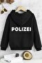 سترة مطبوعة Polizei للأطفال