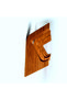 Adhesive Wooden Hanger, Bathroom Hanger, Natural Wood (2 Pieces) - 3