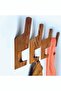 Adhesive Wooden Hanger, Bathroom Hanger, Natural Wood (2 Pieces) - 4