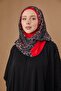 Nirvana Boneli Shawl-Leopard Red - 2