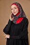 Nirvana Boneli Shawl-Leopard Red - 5