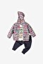 Car Patterned Hooded Cotton Raincoat Baby Set