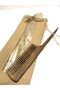 Walnut Wood Quality Wooden Comb, Model 5 (bottled Tight Tooth) - 5