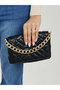 Quilted Clutch Bag with Chain Strap - 4