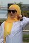 Three-Stripe Shawl Yellow (ready Model) - 2