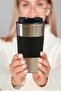 304 Stainless Steel 500 Ml Non-Slip Rubberized Thermos Cup Mug Vehicle Coffee Tea Thermos 549 - 2