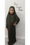 Mother Girl One-Piece Prayer Dress Combination Prayer Gown 2Pcs (Sizes in Description) - 2