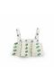 Women's Embroidered Floral Linen Crop Ecru - 4