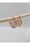 Gold Plated Xuping Lace Design Basket Earrings - 2