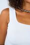 Women's Square Neck Crop Tank Top Standard - 3